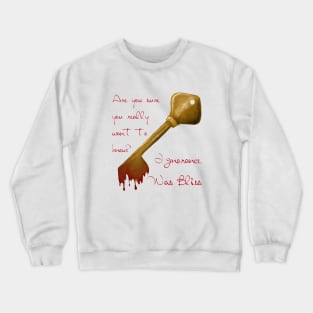 Key Logo and Quote Crewneck Sweatshirt